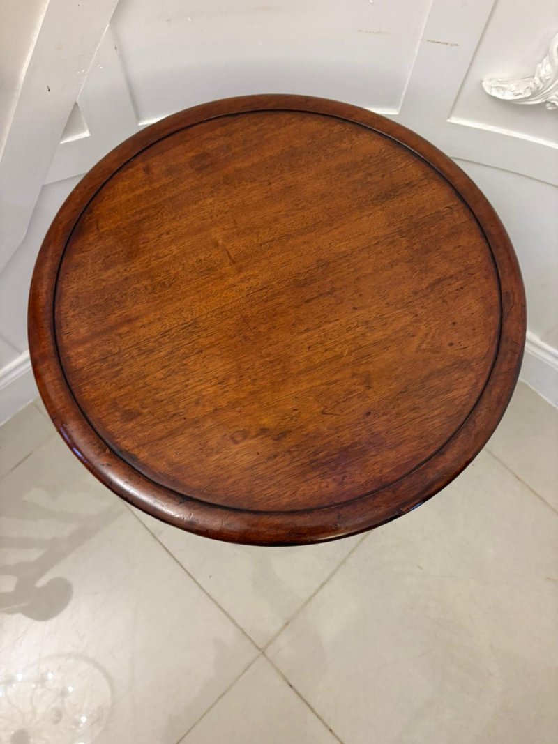 Quality Antique Victorian Mahogany Wine / Lamp Table